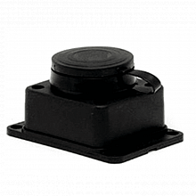 Роз. настен. с защит. крышкой каучуковая 230В 2P+PE 16A IP44 EKF Роз. настен. с защит. крышкой каучуковая 230В 2P+PE 16A IP44 EKF