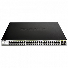 Коммутатор D-link DGS-1210-52MPP/E1A (1000 Base-TX (1000 мбит/с), Без SFP портов)