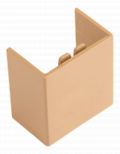 Соединитель (40х16) (4 шт) Plast EKF  под светлое дерево