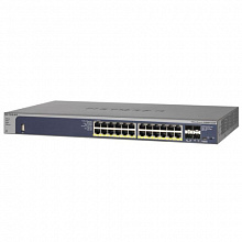 Коммутатор NETGEAR GSM7224P-100NES (1000 Base-TX (1000 мбит/с), 4 SFP порта)