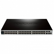 Коммутатор D-link DGS-3420 DGS-3420-52P/B1A (1000 Base-TX (1000 мбит/с), 4 SFP порта)