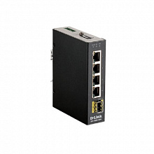 Коммутатор D-link DIS-100G-5SW/A1A (1000 Base-TX (1000 мбит/с), 1 SFP порт)