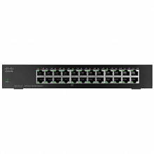 Коммутатор Cisco SB SF110-24 SF110-24-EU (100 Base-TX (100 мбит/с), Без SFP портов)