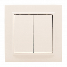 Минск Выключатель 2-кл. СП 10А бежевый EKF