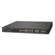 Коммутатор Planet GS-4210-16UP4C (1000 Base-TX (1000 мбит/с), 4 SFP порта)