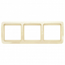 Лондон Рамка 3-местная горизонтальная бежевая EKF