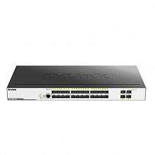 Коммутатор D-link DGS-3000-28XS/B1A (Без LAN портов, 24 SFP порта)