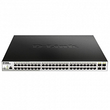 Коммутатор D-link DGS-1210-52MPP/ME/B1A (1000 Base-TX (1000 мбит/с), 4 SFP порта)