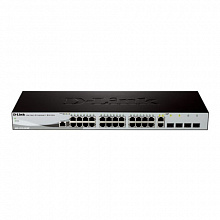 Коммутатор D-link DES-1210-28/ME/B3B (100 Base-TX (100 мбит/с), 2 SFP порта)