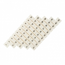 Маркеры для JXB-ST 2,5 с нумерацией 1-50 (10 шт.) EKF Маркеры для JXB-ST 2,5 с нумерацией 1-50 (10 шт.) EKF