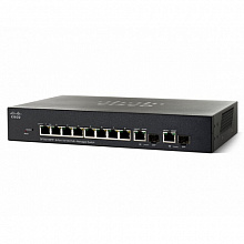 Коммутатор Cisco SF352-08P-K9-EU (100 Base-TX (100 мбит/с), 2 SFP порта)