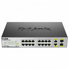 Коммутатор D-link DES-1018MP/A1A (100 Base-TX (100 мбит/с), Без SFP портов)