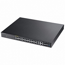 Коммутатор Zyxel XGS2210-28HP XGS2210-28HP-EU0101F (1000 Base-TX (1000 мбит/с), 4 SFP порта)