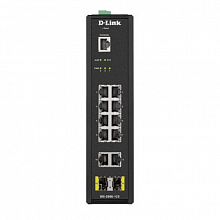 Коммутатор D-link DIS-200G-12S/A1A PROJ (1000 Base-TX (1000 мбит/с), 2 SFP порта)