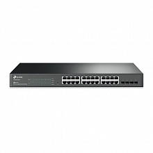 Коммутатор TP-Link T1600G-28TS(UN) (1000 Base-TX (1000 мбит/с), 4 SFP порта)