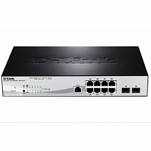 Коммутатор D-link DGS-1210-10P/ME/A1A (1000 Base-TX (1000 мбит/с), 2 SFP порта)