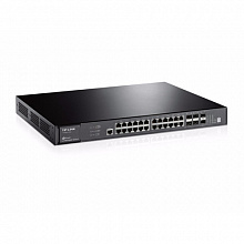 Коммутатор TP-Link T3700G-28TQ (1000 Base-TX (1000 мбит/с), 6 SFP портов)