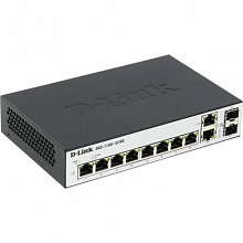 Коммутатор D-link DGS-1100-10/ME/A2A (1000 Base-TX (1000 мбит/с), 2 SFP порта)