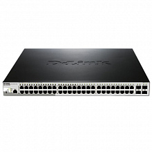 Коммутатор D-link DGS-1210-52P/ME/B1A (1000 Base-TX (1000 мбит/с), 4 SFP порта)