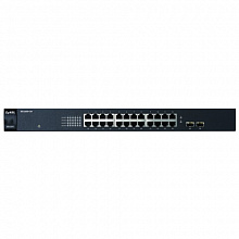 Коммутатор Zyxel GS1100-24 (1000 Base-TX (1000 мбит/с), 2 SFP порта)