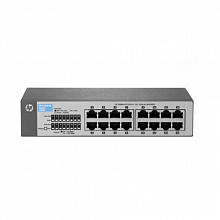 Коммутатор HPE J9662A 1410-16 (100 Base-TX (100 мбит/с), Без SFP портов)