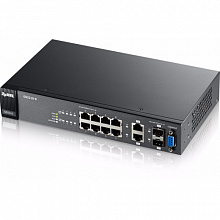 Коммутатор Zyxel GS2210-8 (1000 Base-TX (1000 мбит/с), Без SFP портов)