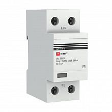 УЗИП Т1 Iimp 25kA (10/350μs) 1P EKF