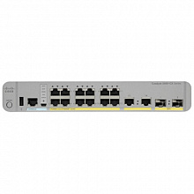 Коммутатор Cisco Catalyst 3560-CX 12TC-S WS-C3560CX-12TC-S (1000 Base-TX (1000 мбит/с), 2 SFP порта)