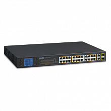 Коммутатор Planet FGSW-2622VHP (100 Base-TX (100 мбит/с), Без SFP портов)