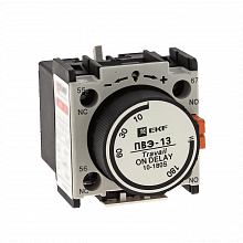 Приставка выдержки времени включения ПВЭ-13 10-180сек NO+NC EKF