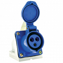 Роз. стац. наруж. 123 2Р+РЕ 32А 220В IP44 EKF