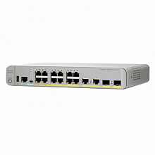 Коммутатор Cisco Модуль Catalyst 3560-CX 12PD-S WS-C3560CX-12PD-S (1000 Base-TX (1000 мбит/с), 2 SFP порта)