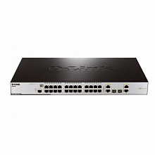 Коммутатор D-link DES-3200-28P DES-3200-28P/C1A (100 Base-TX (100 мбит/с), 2 SFP порта)