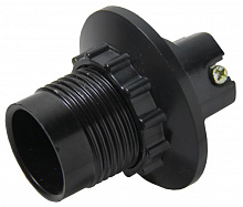 Патрон карболитовый с кольцом Е14 черн. EKF