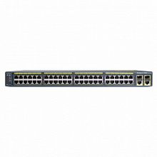 Коммутатор Cisco Catalyst 2960 Plus 24PC-S WS-C2960R+24PC-S (100 Base-TX (100 мбит/с), 2 SFP порта)