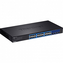 Коммутатор TrendNet TEG-30284 (1000 Base-TX (1000 мбит/с), 4 SFP порта)