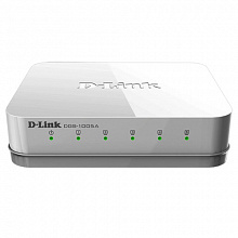 Коммутатор D-link DGS-1005A (1000 Base-TX (1000 мбит/с), Без SFP портов)