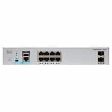 Коммутатор Cisco WS-C2960L-8PS-LL (1000 Base-TX (1000 мбит/с), 2 SFP порта)