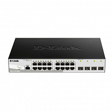 Коммутатор D-link DGS-1210-20/ME/B1A (1000 Base-TX (1000 мбит/с), 4 SFP порта)