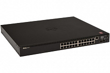 Коммутатор Dell N2024P 210-ABNW-003 (1000 Base-TX (1000 мбит/с), 2 SFP порта)