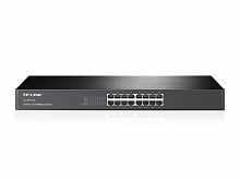 Коммутатор TP-Link TL-SF1016 (100 Base-TX (100 мбит/с), Без SFP портов)