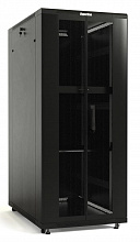 Шкаф телекоммуникационный напольный Hyperline TTB-3788-DD-RAL9004 19" 37U 800x800x1833мм