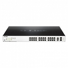 Коммутатор D-link DGS-1100-26MPP/B1A (1000 Base-TX (1000 мбит/с), Без SFP портов)