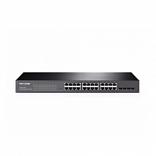 Коммутатор TP-Link T1600G-28TS(TL-SG2424) (1000 Base-TX (1000 мбит/с), 4 SFP порта)