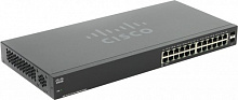 Коммутатор Cisco SG110-24 SG110-24-EU (1000 Base-TX (1000 мбит/с), 2 SFP порта)