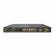 Коммутатор Planet GS-4210-16P4C (1000 Base-TX (1000 мбит/с), 4 SFP порта)