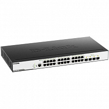 Коммутатор D-link DGS-3000-28X/B1A (1000 Base-TX (1000 мбит/с), Без SFP портов)