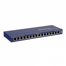 Коммутатор NETGEAR GS116GE (1000 Base-TX (1000 мбит/с), Без SFP портов)