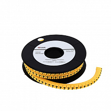 Маркер кабельный 4,0 мм2 "0" (500 шт.) (ЕС-2) EKF