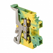 Колодка клеммная самозажимная JXB-S-4 32А земля EKF Колодка клеммная самозажимная JXB-S-4 32А земля EKF